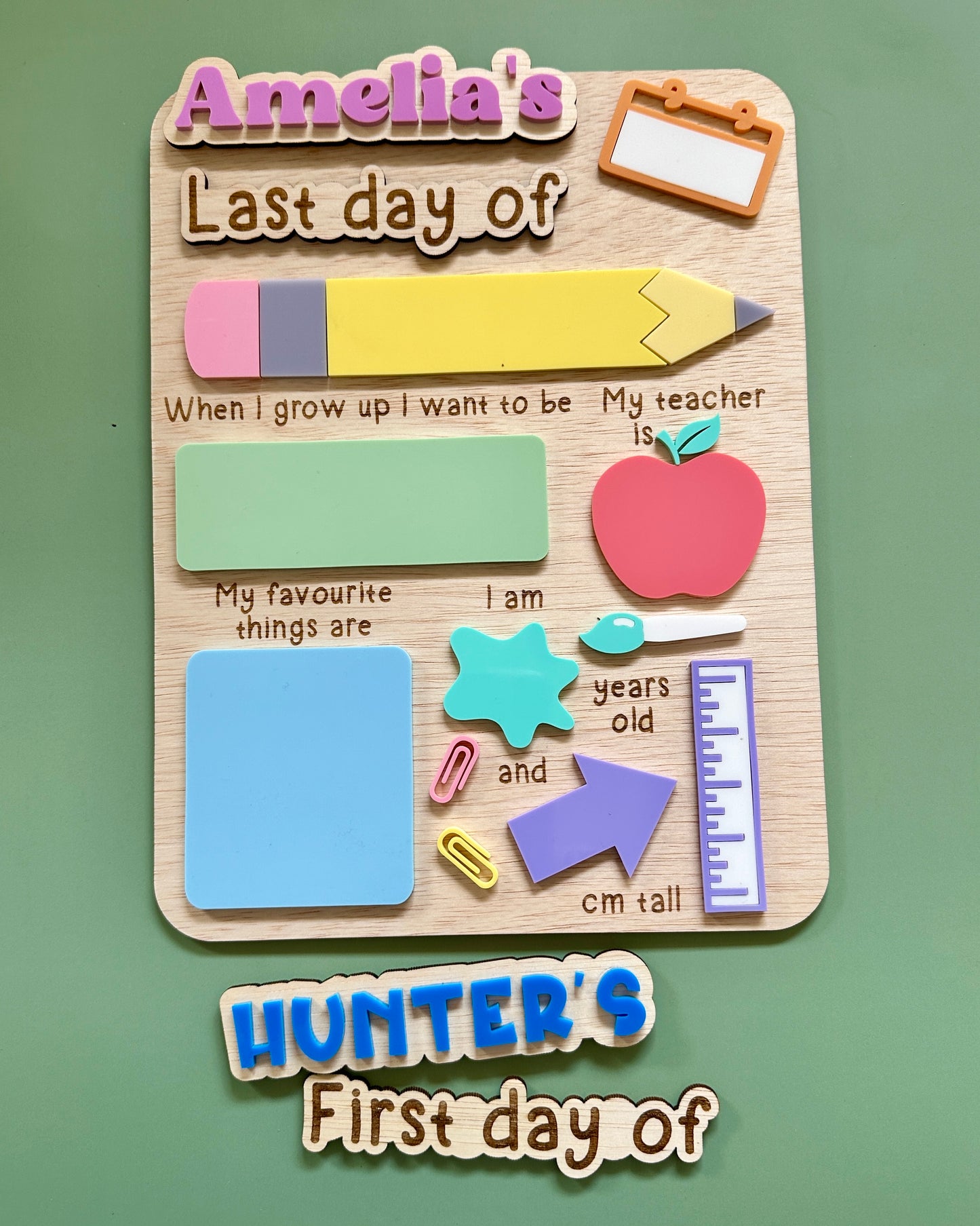 First Day of School Board - Design B
