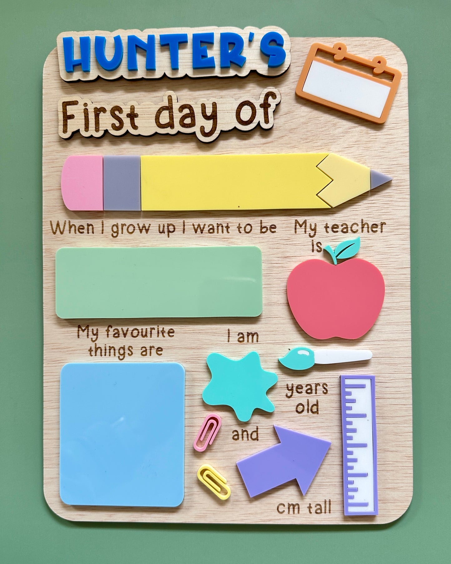 First Day of School Board - Design B