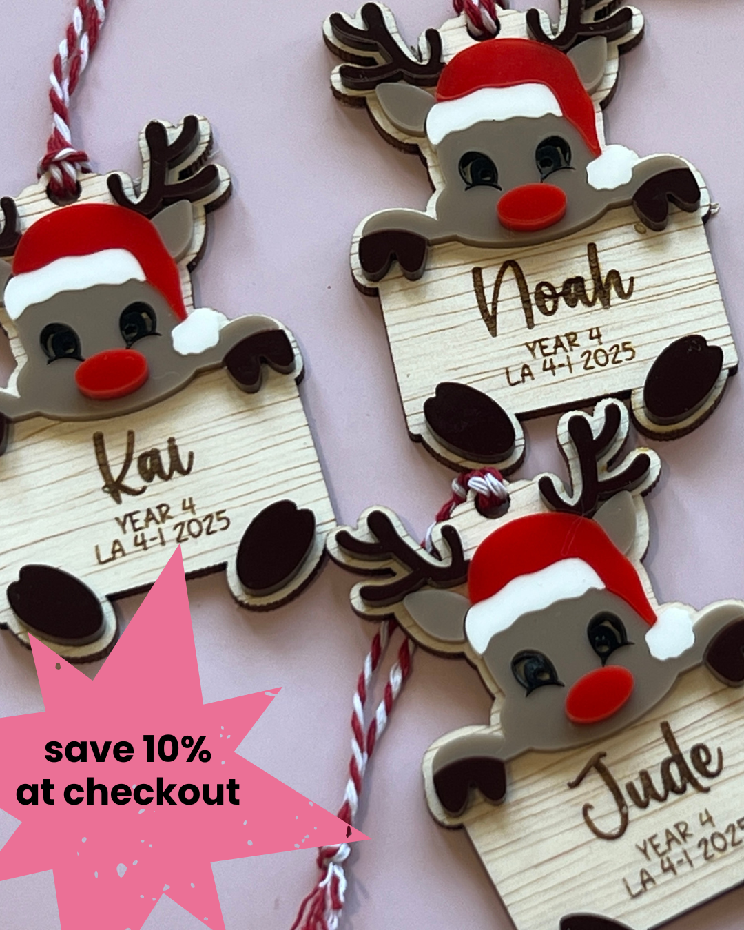 DIY Classmates Reindeer Ornaments Kit