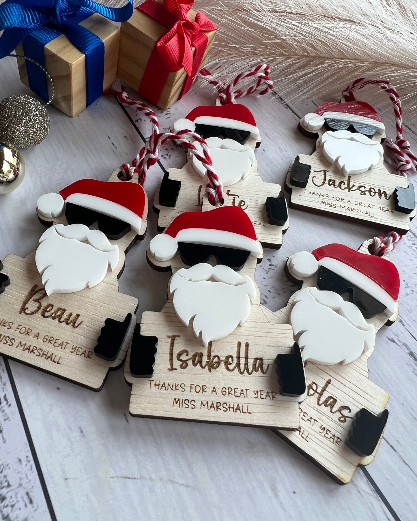 DIY Classmates Santa Ornaments Kit