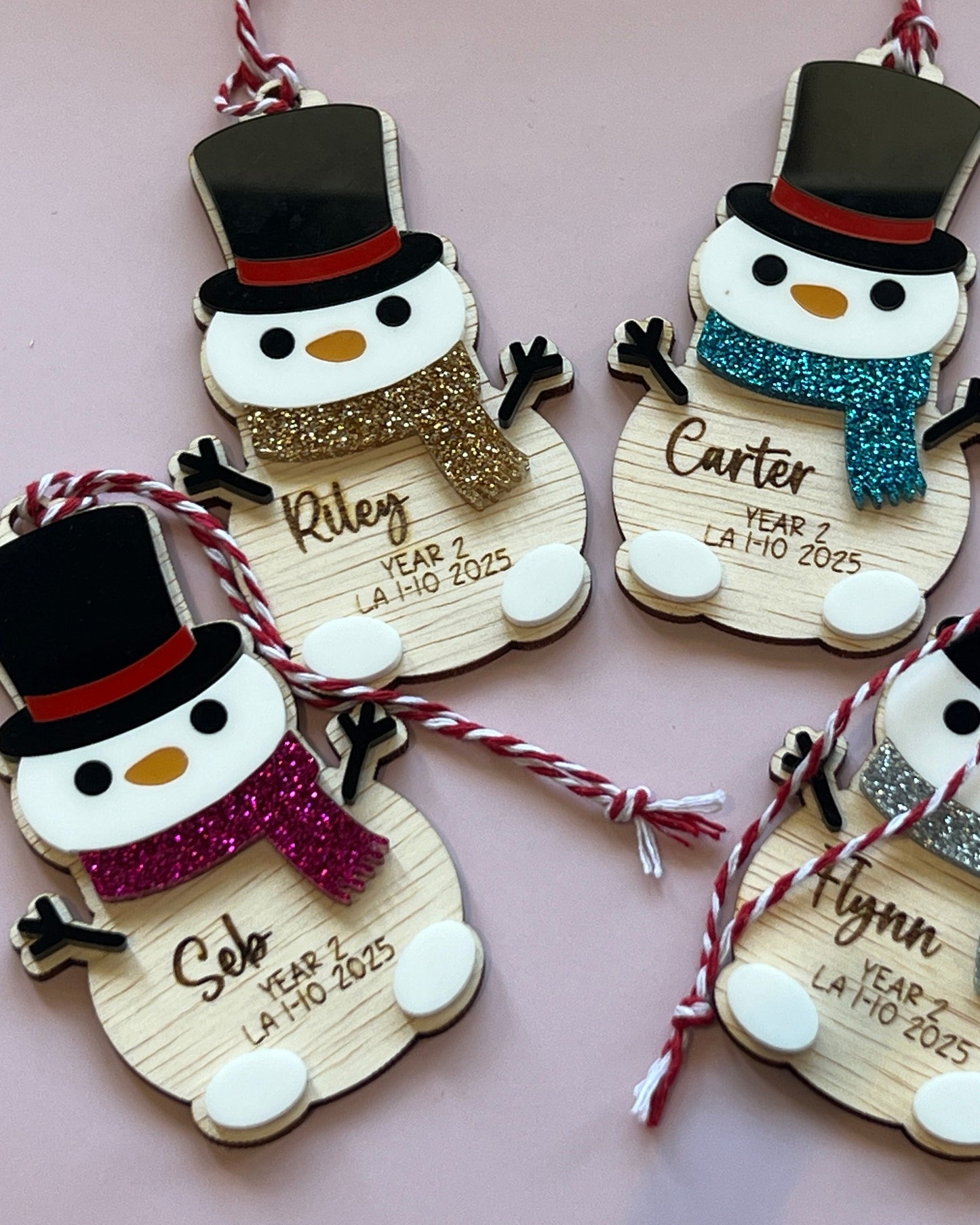 DIY Classmates Snowman Ornaments Kit