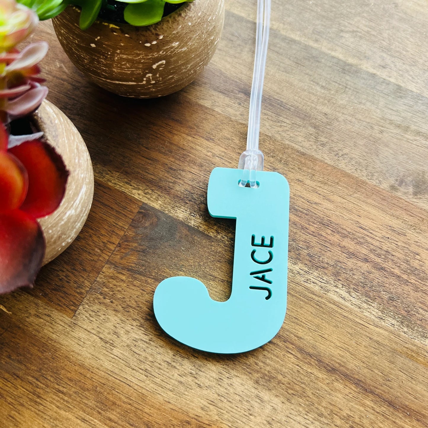 Capital Letter Bag Tag